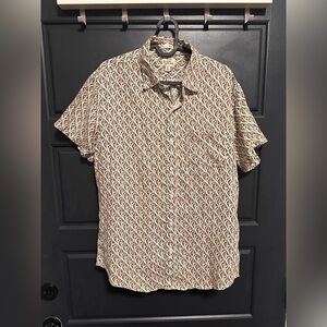 J.Crew Short-sleeve slim Baird McNutt Irish linen shirt
